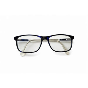 GUESS Eyeglasses Frames Blue Tortoise Rectangle 54□16 145 Metal Arms RX
